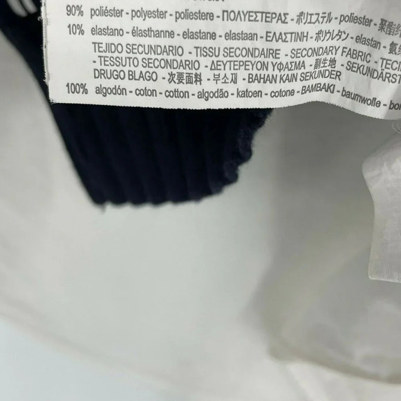 Zara Basic Blouse Womens Sz S Black White Striped Crew Neck Pullover Long Sleeve - Picture 9 of 9